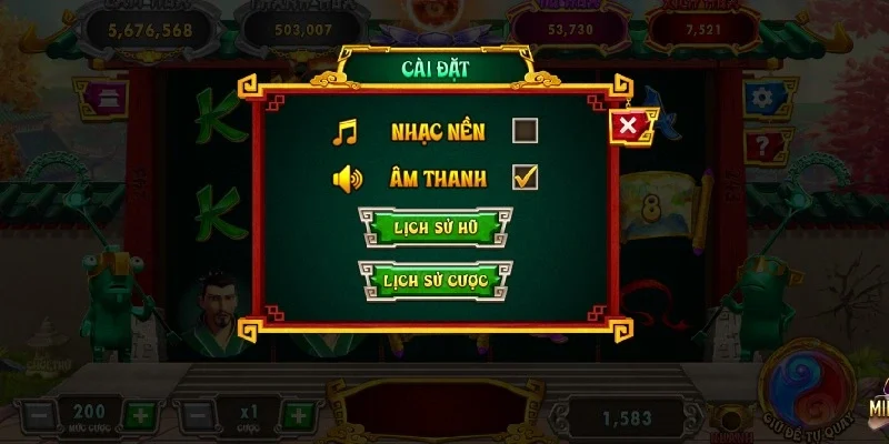 Giao diện của game được thiết kế bài bản dễ sử dụng