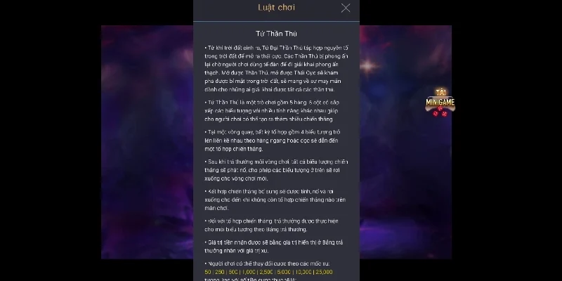 Hướng dẫn chơi 4 Thần Thú chính xác nhất